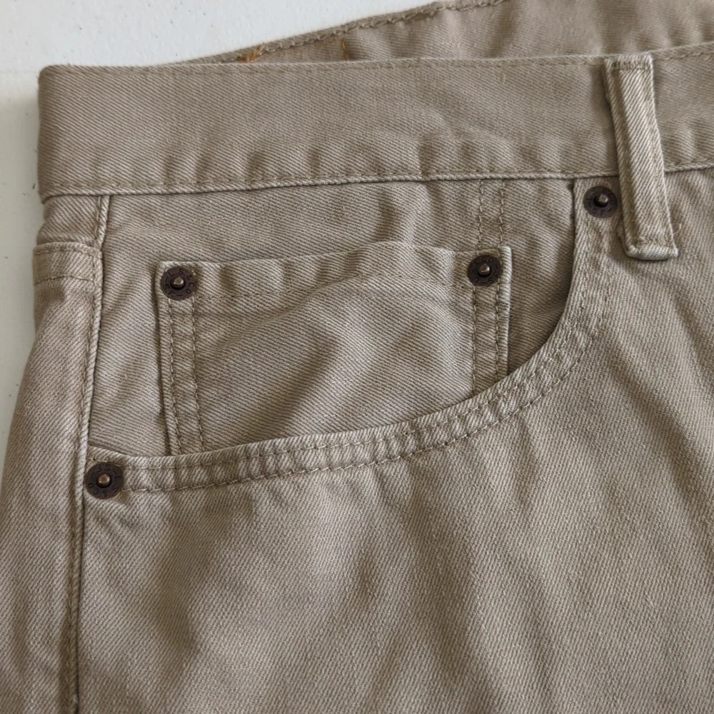 Levi's  505 Beige Pants/Jeans 38 X 32 WHITE TAG !!! BEAUTIFUL....